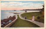 Newport Rhode Island RI - Cliff Walk And Ochre - Paysage - C.T. American Art - Non Circulée - Newport
