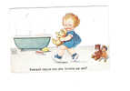 SCENE D´ENFANTS ILLUSTREE Par John WILLS - Jouets Et Petit Ours - Wills, John