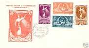 Romania/Rumanien Death Centenary Of C.D. Rosenthal, Painter Cacheted FDC 1951 - FDC
