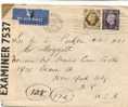 GREAT BRITAIN - VF 1941 CENSORED COVER From BRENTWOOD To NEW YORK - Brieven En Documenten