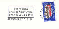 1981 France Perpignan Congres National Esperanto Language - Esperánto