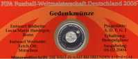 Fussball-WM 2006 Numisblatt 2004 A Deutschland Mit 2382-6 10-Block SST 51€ Bf EURO Numis-Blatt Coins Document Of Germany - Allemagne