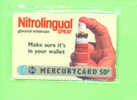 UK - Magnetic Phonecard/Mercury/Nitrolingual (Mint/Sealed) - [ 4] Mercury Communications & Paytelco