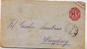 WÜRTTEMBERG U20 Umschlag Göppingen - Würzburg 1871  Kat. 7,00 € - Entiers Postaux