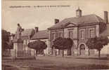 80 CHAULNES Somme En 1914 La Mairie Et Statue De Lhomond - Chaulnes