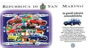 SAN MARINO - UNIF.BF57 FOGLIETTO - 1997  LE GRANDI INDUSTRIE AUTOMOBILISTICHE: VOLKSWAGEN - USATO - Blokken & Velletjes