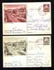 Romania 1955-6 Postal Stationery Enteire Postal Postcard Tramways,tram 2 Diff Colour. - Tramways