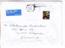 GOOD GB Postal Cover To ESTONIA 2010 - Good Stamped: Christmas - Briefe U. Dokumente