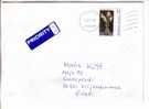 GOOD FINLAND Postal Cover To ESTONIA 2008 - Good Stamped: Flowers / Art - Cartas & Documentos