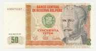 Perù 50 Intis 1987  UNC - P.131 - Perù