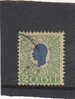 Danish West Indies-1905 20b Green And Blue Used - Danemark (Antilles)