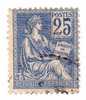 Nº 118  25 C. Azul De 1900-01 Cachet , - Used Stamps