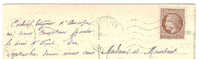 Obl Mécanique Sur CERES De Mazelin, 2F50, N° 681du 17 AOUT 1946 Sur CPA D´ARCACHON, Gironde "A Travers Les Pins"; TB - Postal Rates
