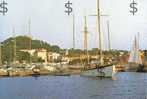 ILE DE PORQUEROLLES Var 83 : Port 1986 ( Bateau Voilier Sailers Boat Zodiac ) - Porquerolles