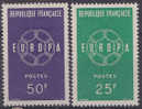 Francia 1959 Europa 2 Vl  Nuovi Serie Completa - 1959