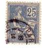 Nº 118  25 C. Azul De 1900-01 Cachet París,.- - Usati