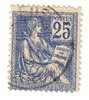 Nº 118  25 C. Azul De 1900-01 Cachet Fecha, - Used Stamps