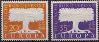 Sarre 1957 Europa 2 Vl  Nuovi Serie Completa - 1957
