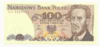 Polonia 100 Zloty 1986 UNC - P.143c - Pologne