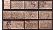 Nº 120  50 C. Marrón Y Gris De 1900  Oportunidad Lote De 11 Sellos, - Used Stamps