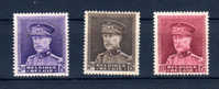 Albert 1er, 322 – 322A – 324 *, Cote 75 € - 1931-1934 Képi