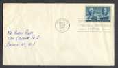 United States FDC Cover 1947 100th Year Stamp Anniversary Philatelic Exhibition Station - 1941-1950