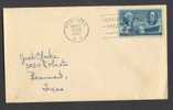 United States FDC Cover 1947 100th Year Stamp Anniversary Philatelic Exhibition Station - 1941-1950