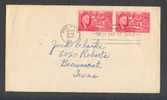 United States FDC Cover 1945 Death Of Franklin Delano Roosevelt 2 C. (pair) - 1941-1950