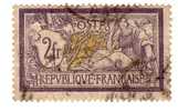 Nº 122  1 F. Lila Y Oliva De 1900   CacheT A Fecha - Usati