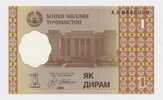 Tagikistan 1 Diram 1999 - UNC - P.10 - Tajikistan