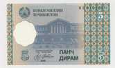 Tagikistan 5 Diram 1999 - UNC - P.11 - Tajikistan