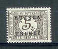 Ruanda-Urundi - COB TX N° 9 - Charnière - Nuevos