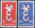 Italia 1958 Europa 2 Vl  Nuovi Serie Completa - 1958