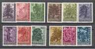 LIECHTENSTEIN, TREES 1959-1960, 4 SETS MINT NEVER HINGED **! - Nuovi