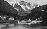 Suisse Schiffeinfahrt Lac Avec Bateau Cpsm Noir Et Blanc - Au