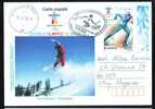 Jeux Olimpiques Vancouver 2010  SNOWBOARD,stamps Obliteration Concordante On Card - Romania. - Inverno2010: Vancouver