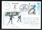 Jeux Olimpiques Vancouver 2010 SKI ,stamps Obliteration Concordante On Card - Romania. - Invierno 2010: Vancouver