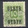 Denmark 1926 Mi. 14  10 Ø Gebyrmærke Verrechnungsmarke Overprinted Accounting Stamp - Impuestos