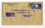 - INDE ANGLAISE . GEORGE VI . AFFRANCHISSEMENT  SUR ENVELOPPE POUR L´ALLEMAGNE . TIMBRES COLLES AU DOS - 1936-47  George VI