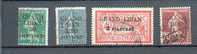 Lib 93 - YT 3-5-9-10 Obli - Used Stamps