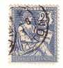 Nº 127  25 C. Azul De 1902  Falta Un Diente Parte Inferior - Used Stamps