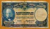 *Rare* 20 Franka OR/20 20 Franchi OR " ALBANIE "    BANCA D'ITALIA 1926   Ro4 - Albanien