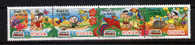 Brasil 1992 ** YT2074-77 Ecología: Comic Monica Y Sus Amigos: Flores, Mariposas, Aves, Armadillo. Ecology: Comic Monica - Unused Stamps