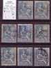 Nº 118  25 C. Azul De 1900-01  8 Bonitas Piezas - Used Stamps