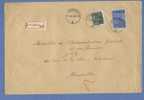 768+771 Op Brief Met Stempel PLOMBIERS Op 21/05/1949 (Oostkanton - Canton De L´est) - 1948 Esportazione