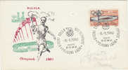 Italy-1960 Rome Olympic Games ,Poligono Lazio,souvenir Cover - Zomer 1960: Rome