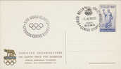 Italy-1960 Rome Olympic Games,Opening Centro Stampa, Souvenir Card - Sommer 1960: Rom