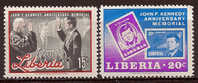 LIBERIA - Yvert - 425/26** - Cote 1,50 € - Kennedy (John F.)
