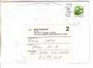 GOOD FINLAND Postal Cover To ESTONIA 1995 - Good Stamped: Flowers - Briefe U. Dokumente