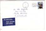 GOOD USA (New York) Postal Cover To ESTONIA 1996 - Good Stamped: Rickenbacker - Brieven En Documenten